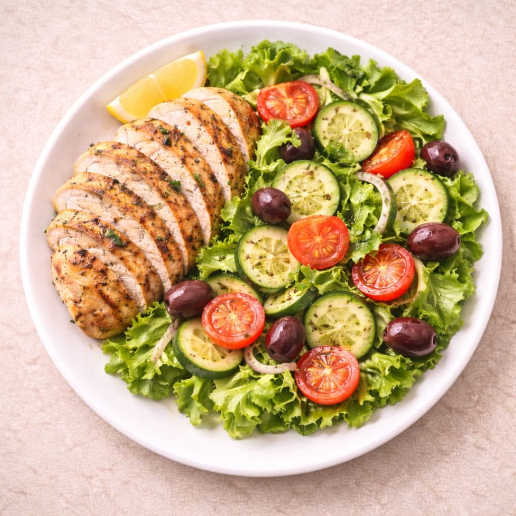 Light Chicken Salad Plate