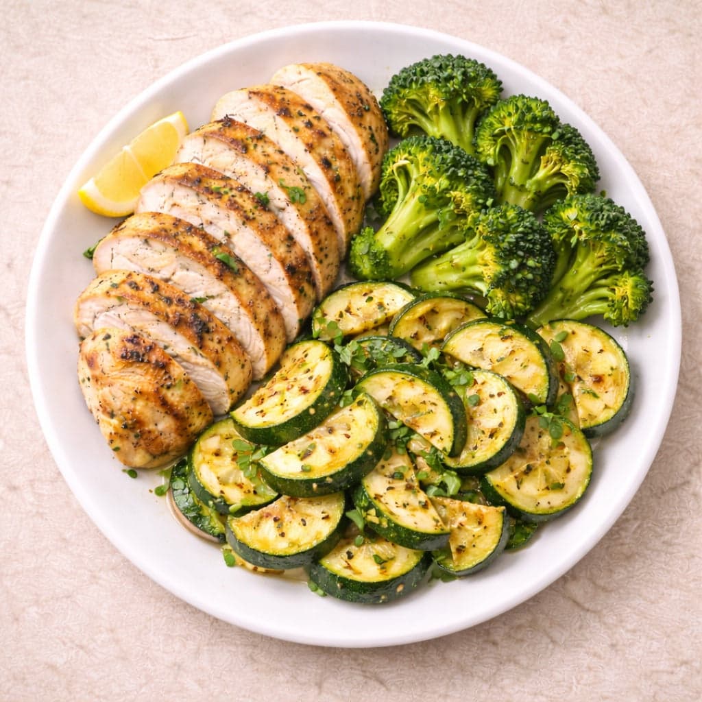 Low-Carb Chicken & Veg Plate