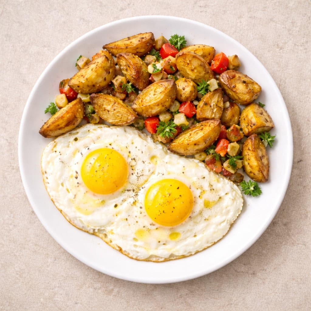 Oat-Free Breakfast Potato & Egg Plate