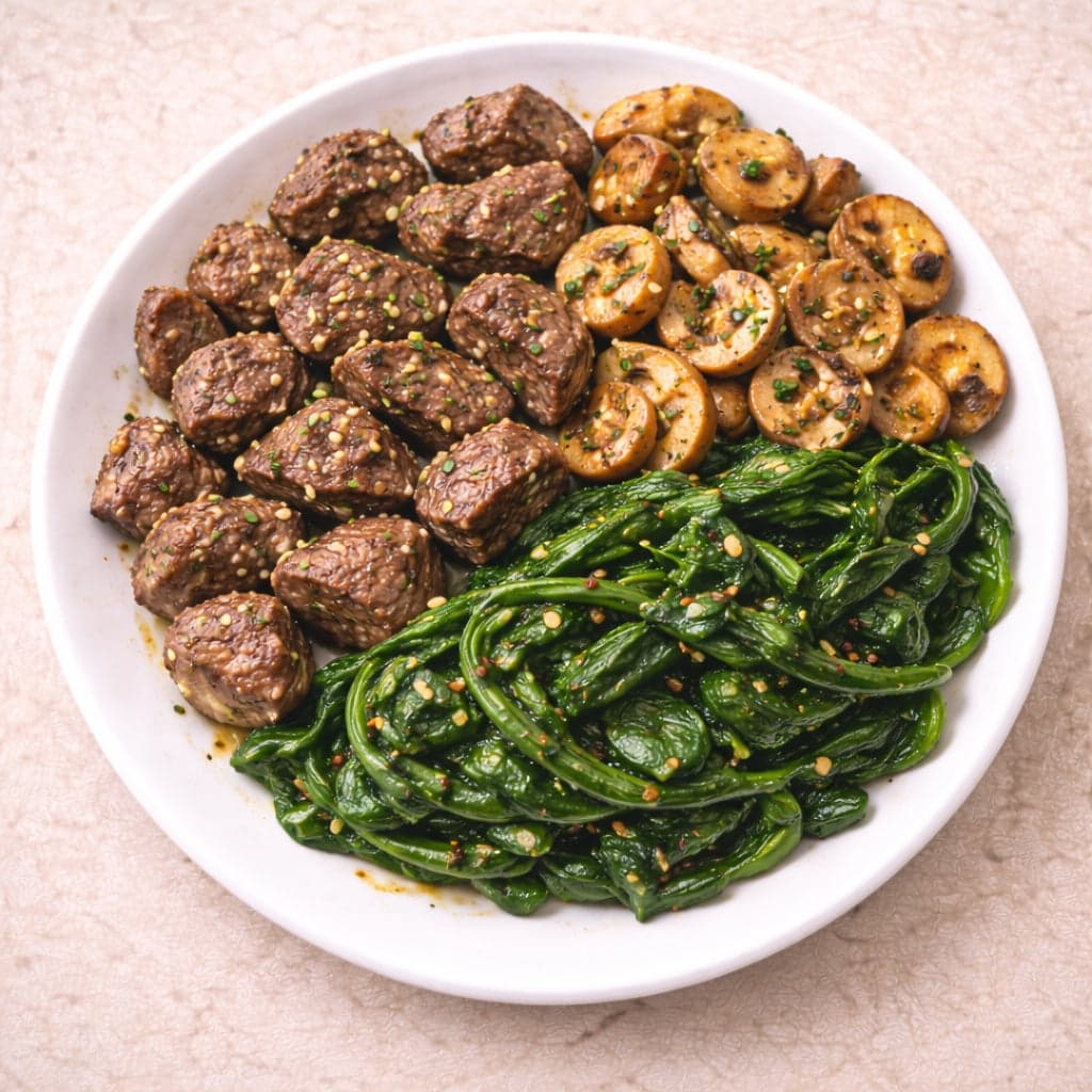 Protein-Focused Beef Dinner